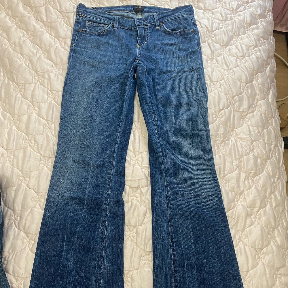 Vintage Blue Flared Jeans